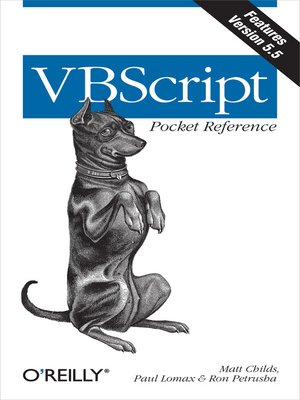 cover image of VBScript Pocket Reference